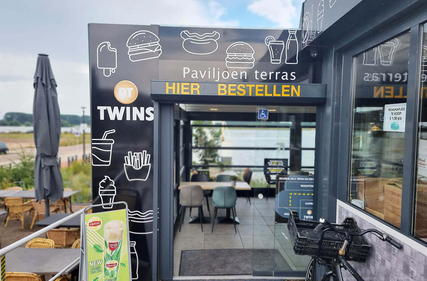 Paviljoen Twins - Cafetaria DT Twins Snackhuysch